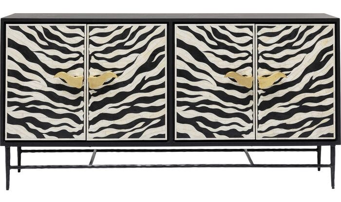 Kare Design Zebra 4-Deurs Dressoir