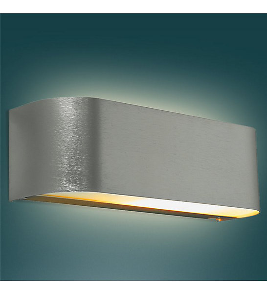 Applique murale lampe design intérieur aluminium Compatible LED E14