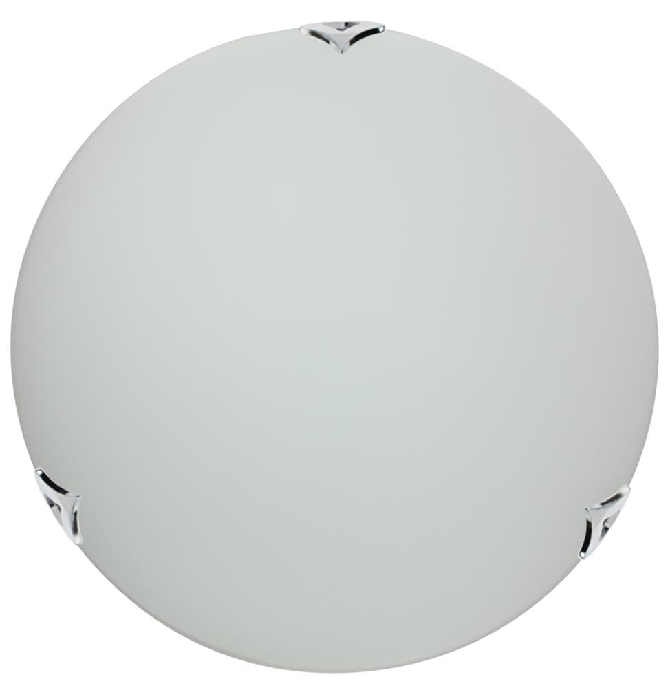 Plafonchromowany biały okrągły 30cm SARA 1xE27x40W IP20 Candellux