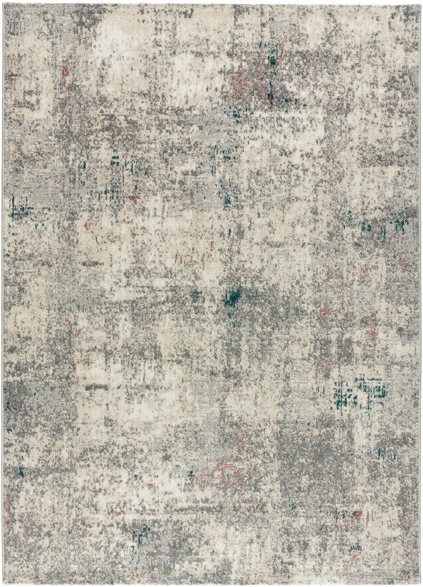 TIBET - Tapis abstrait gris, 160X230 cm