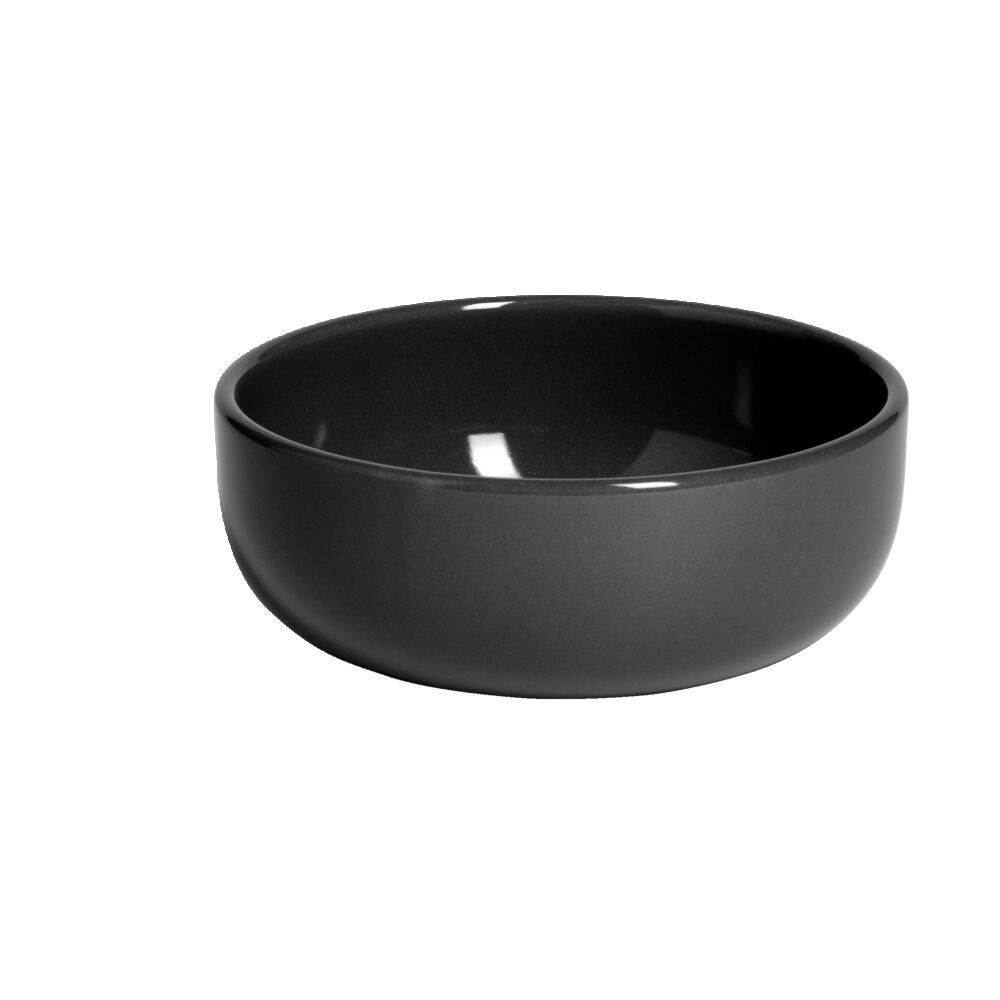 Coupelle en grès Oslo noir Ø15xH6cm