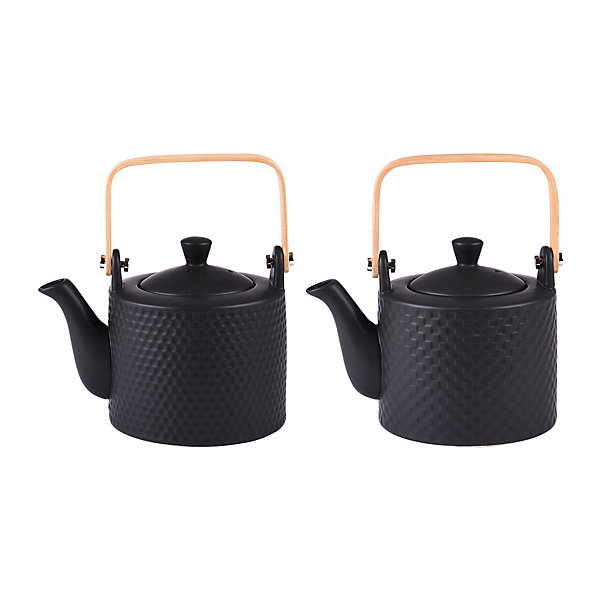 Coffret théière Snow black mat 0,8 l (1 modèle aléatoire)