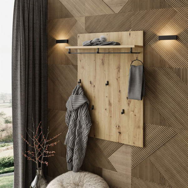Panel z wieszakami TOP dąb artisan