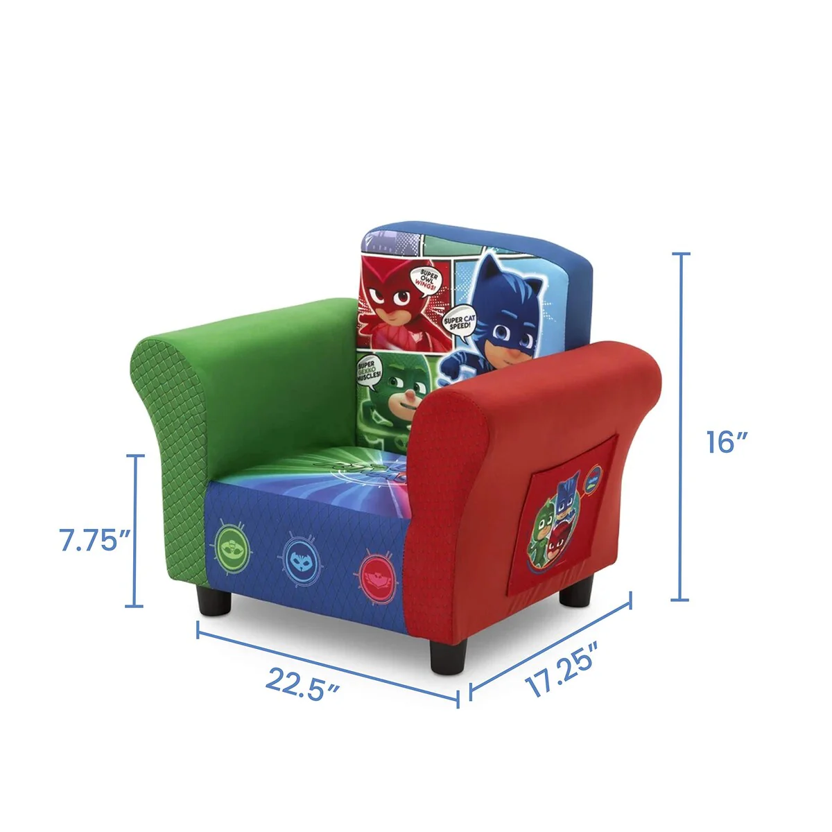 Upholstered Chair, PJ Masks