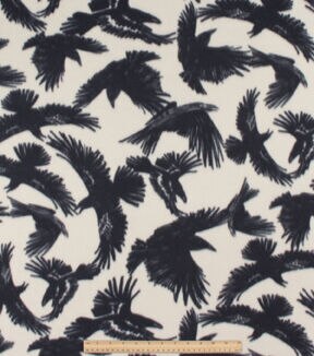 Black Crows Blizzard Fleece Fabric