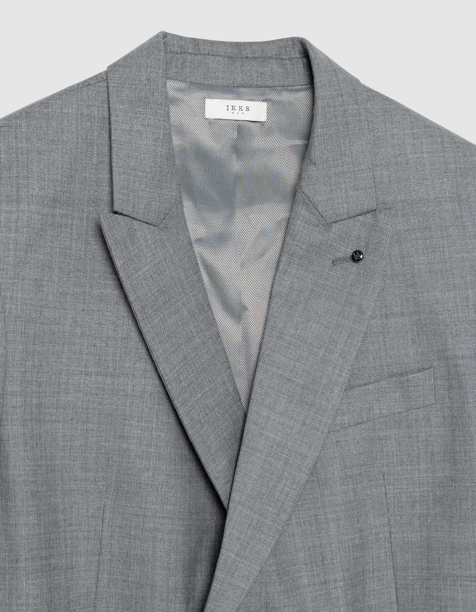 Veste de costume grise boutonnage croisé Homme