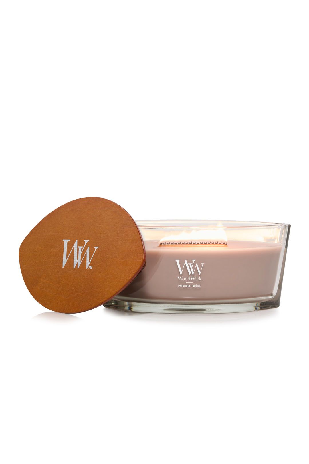 Woodwick Ellipse Patchouli Creme
