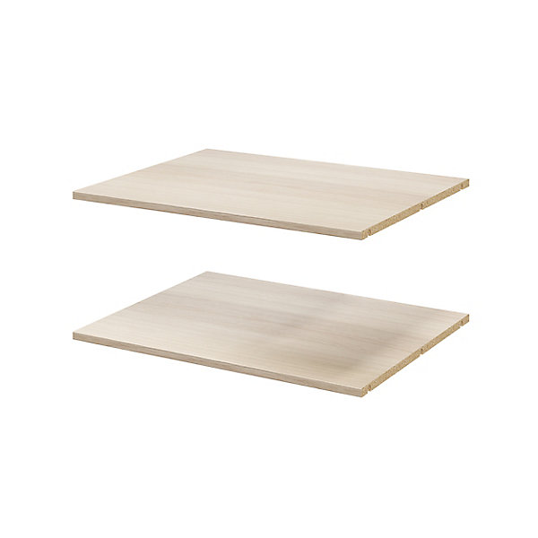 2 tablettes effet chêne GoodHome Atomia L. 71,4 x P. 56,2 cm