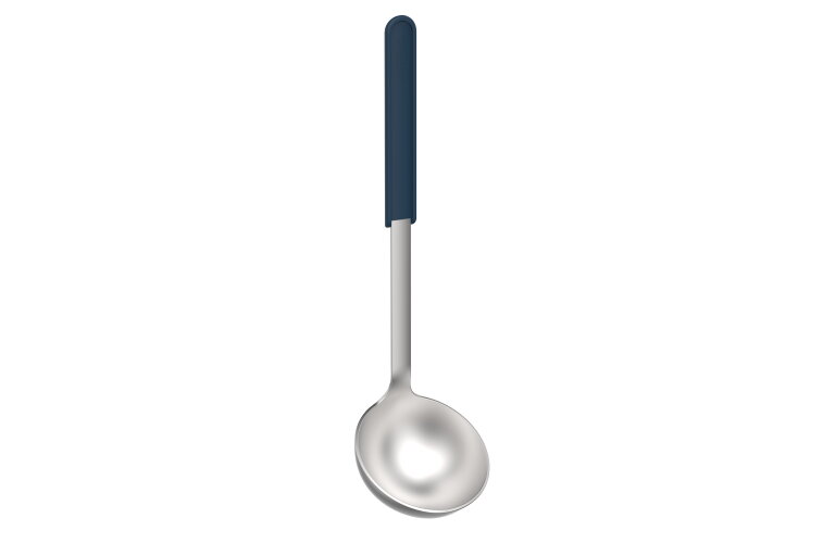 Chef It RVS soeplepel 32 cm - navy