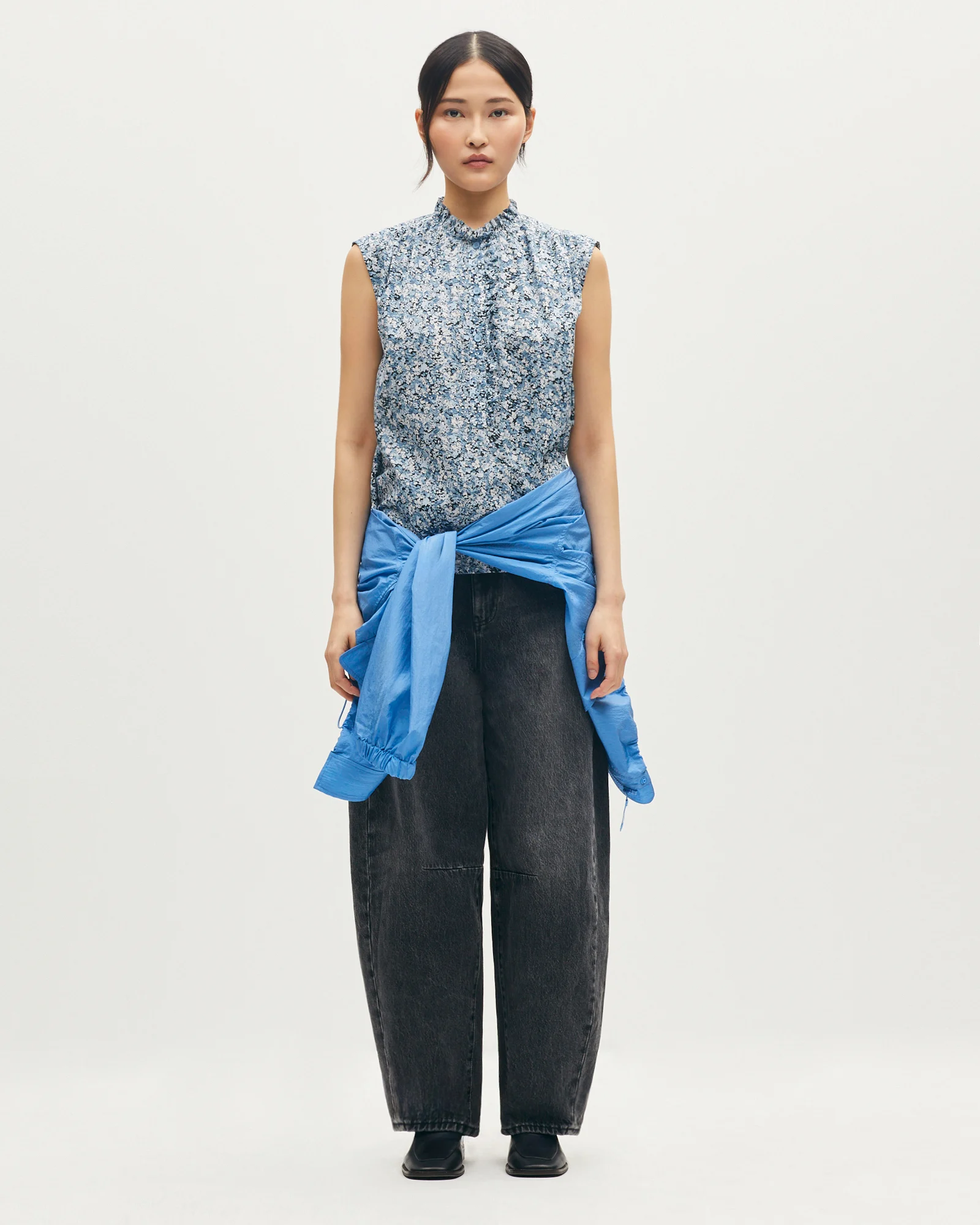 Blouse imprimée en coton