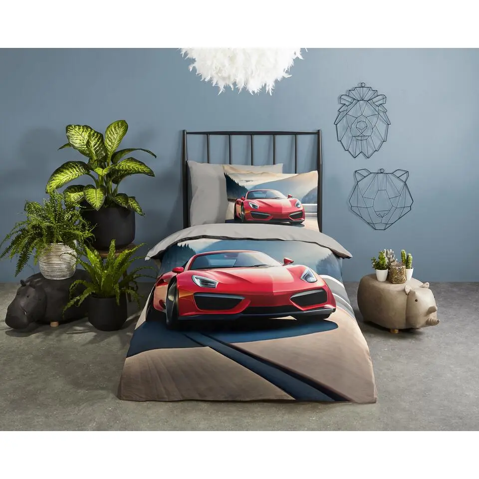 Good Morning Kinderdekbedovertrek Sportauto