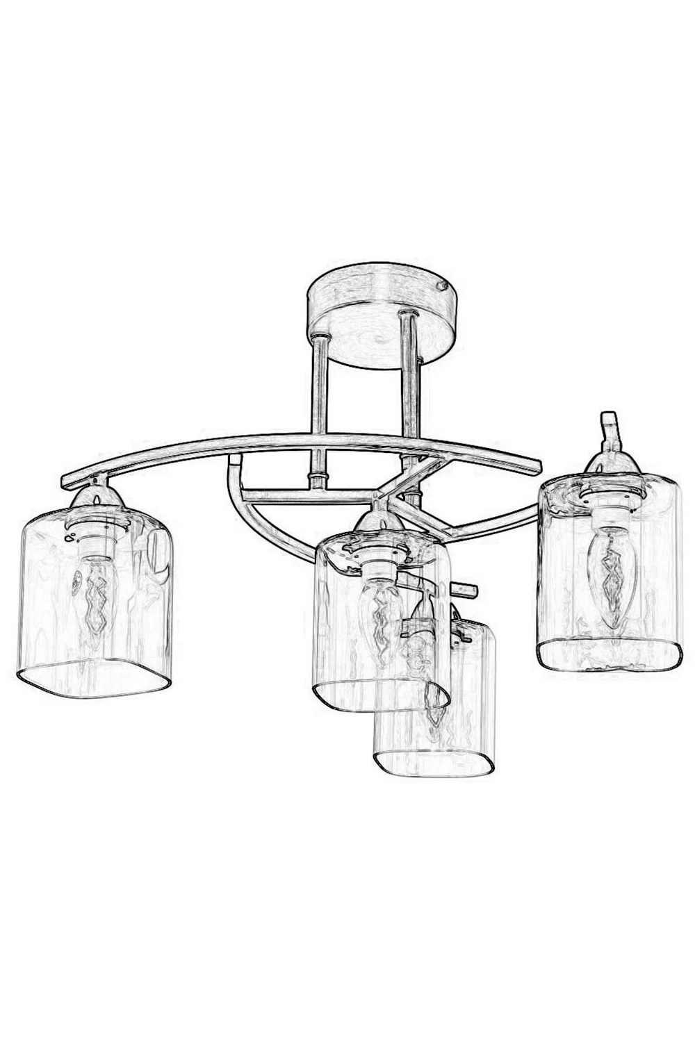 Plafondlamp Cymbeline