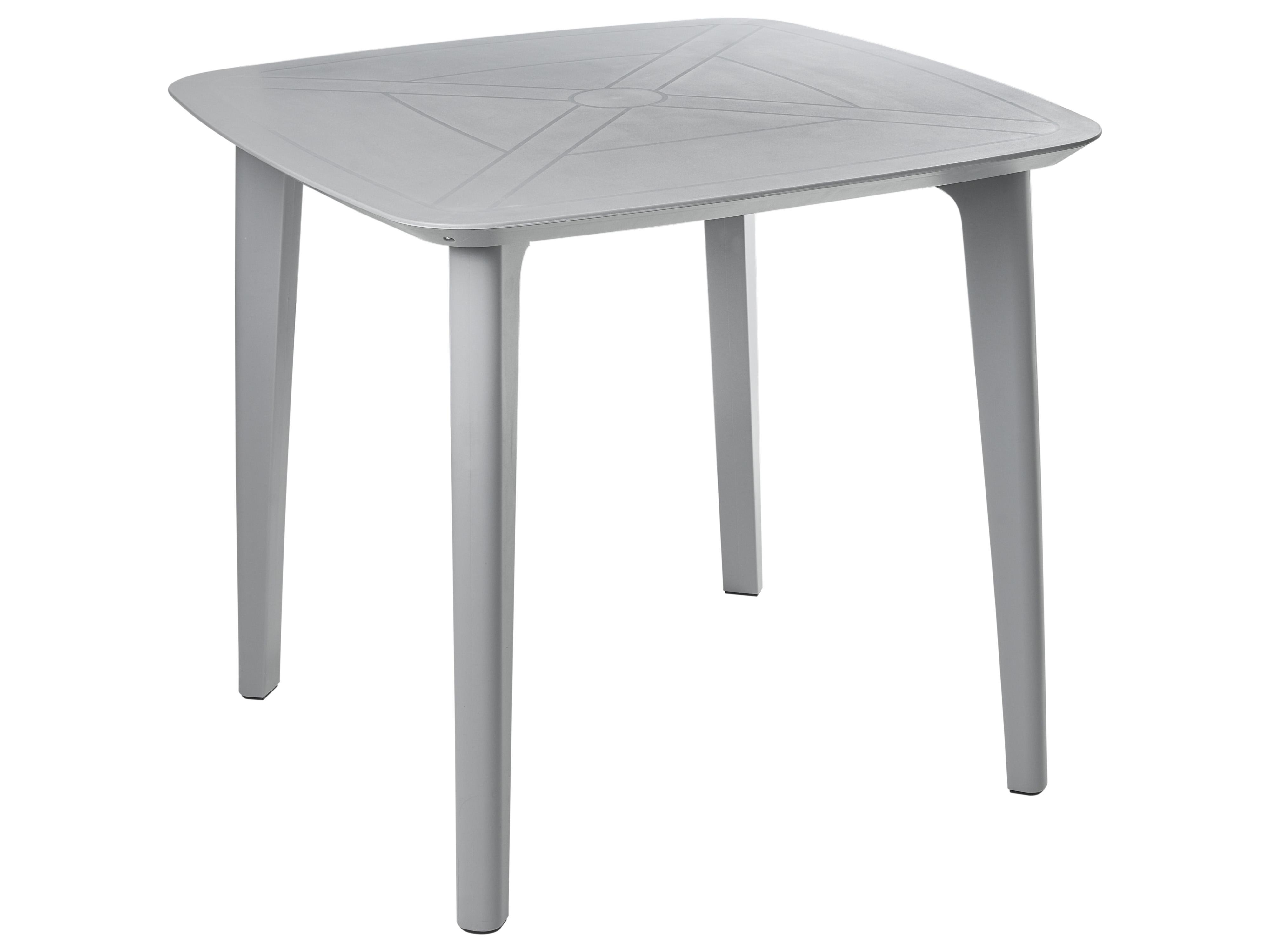 Garden Dining Table SORICO 86 cm 86 cm Grey
