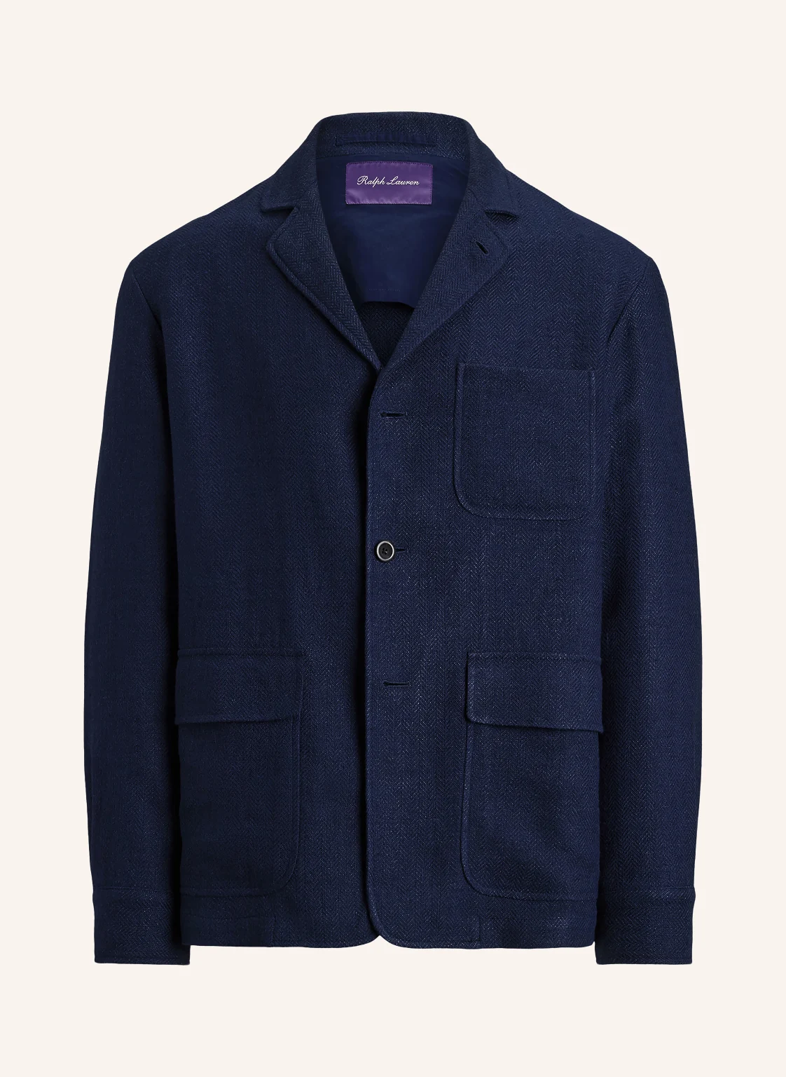 RALPH LAUREN PURPLE LABEL Sakko SHIRLEY Regular Fit mit Leinen