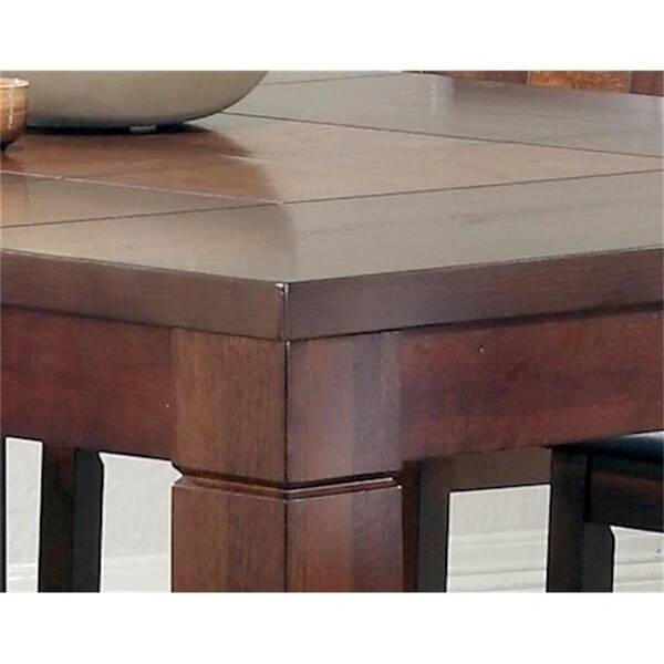 7-piece Walnut Veneer Pub Table Set