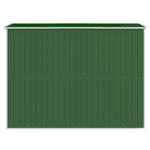 NNEVL Garden Shed Green 192x274x223 cm Galvanised Steel