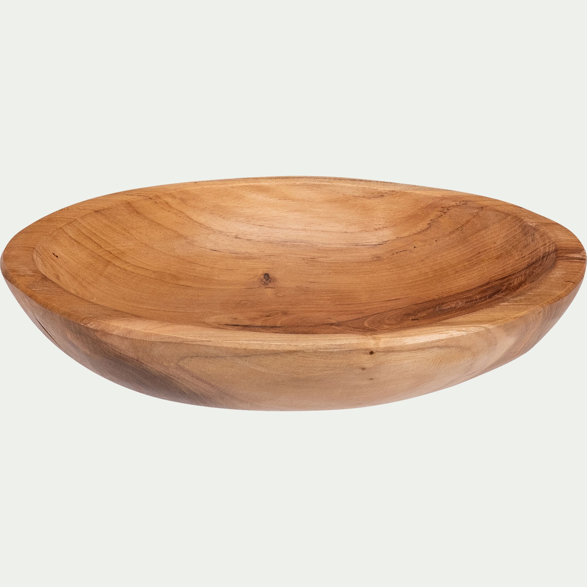 COSTEBELLE - Coupe déco en teck D18cm - Naturel