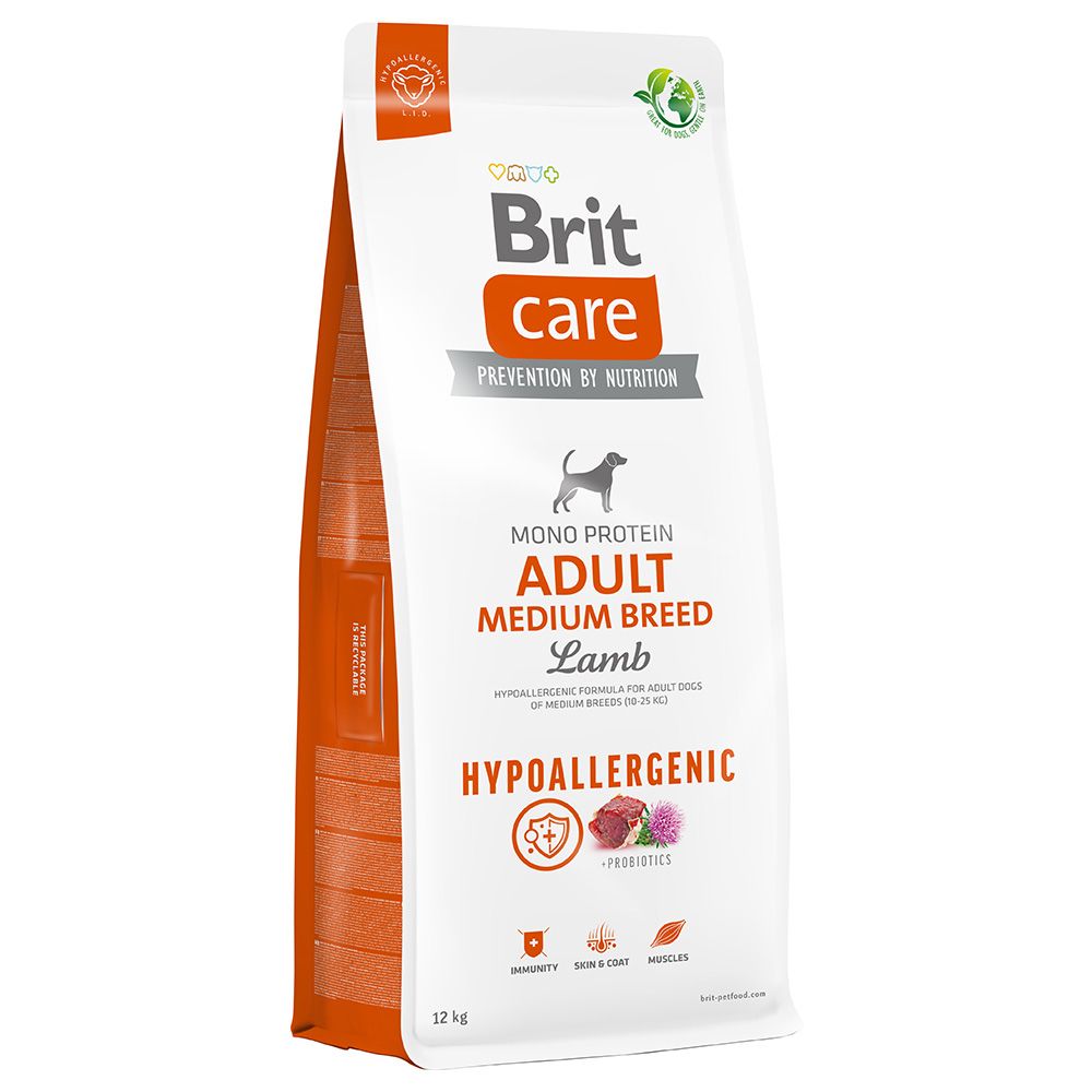 Brit Care Dog Hypoallergenic Adult Medium Breed Lamb & Rice