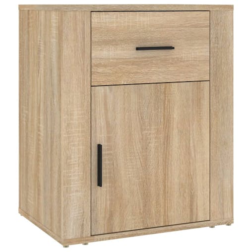 NNEVL Bedside Cabinet Sonoma Oak 50x36x60 cm Engineered Wood