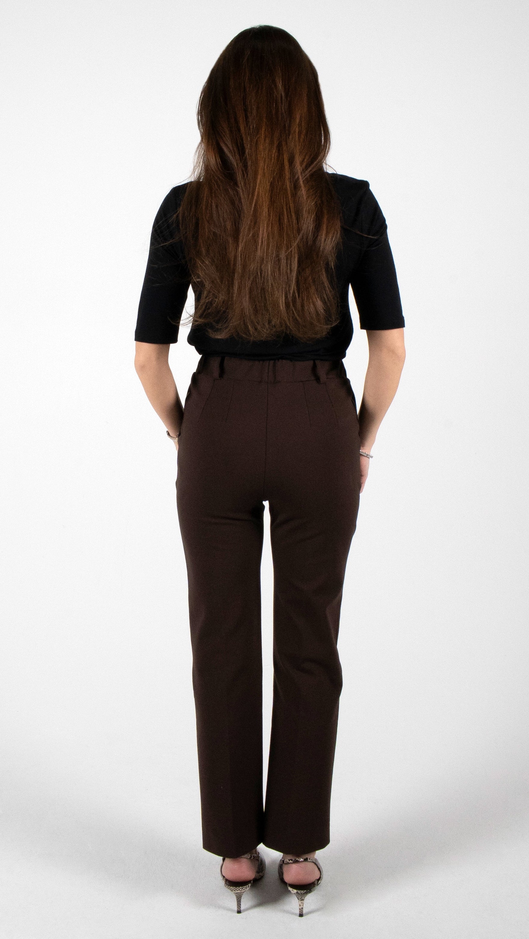 PUNTO MILANO ZIGARETTEN HOSE DUNKELBRAUN