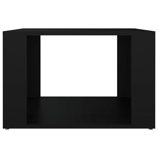 NNEVL Bedside Table Black 57x55x36 cm Engineered Wood