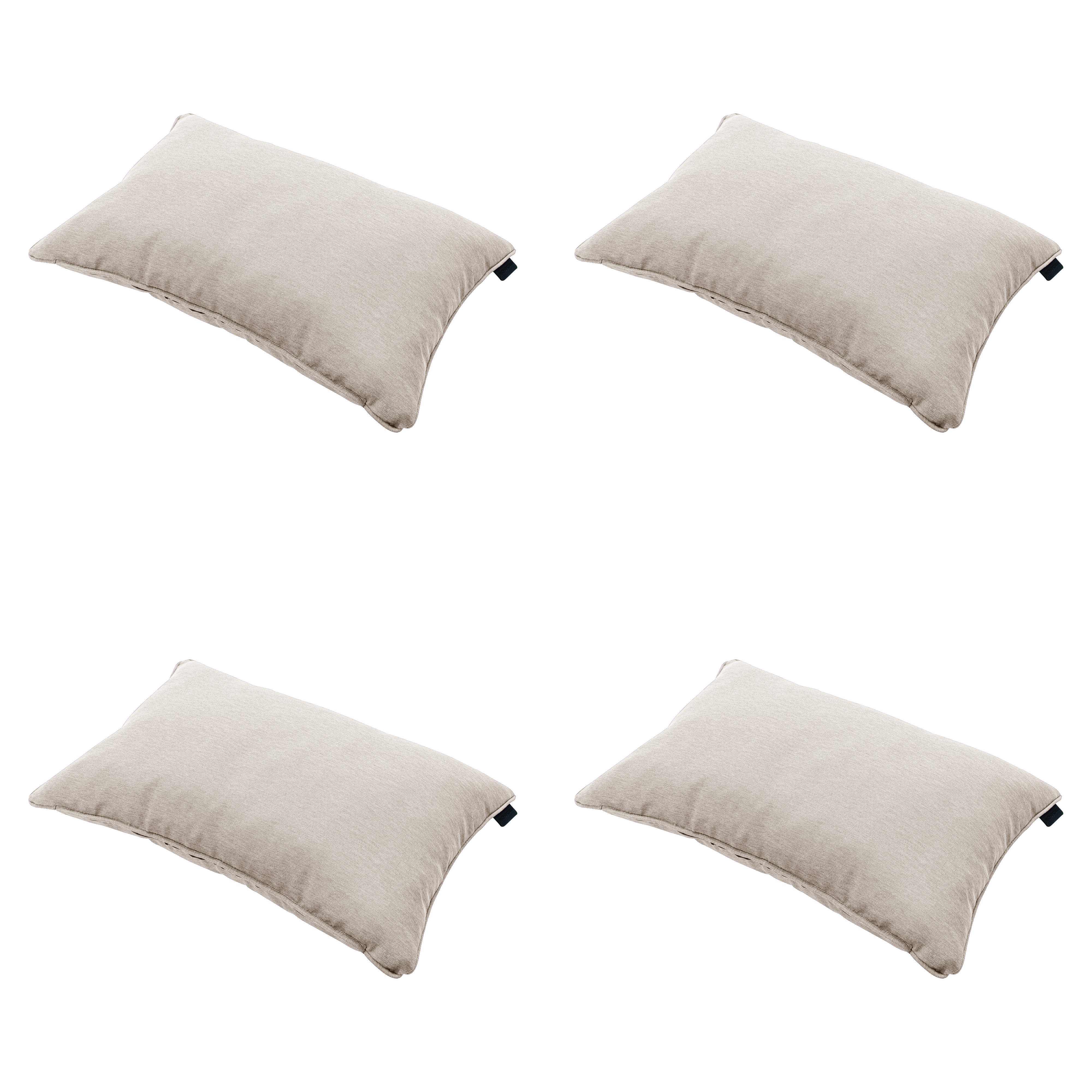 Madison sierkussen Panama - beige - 40x60x10cm - set van 4