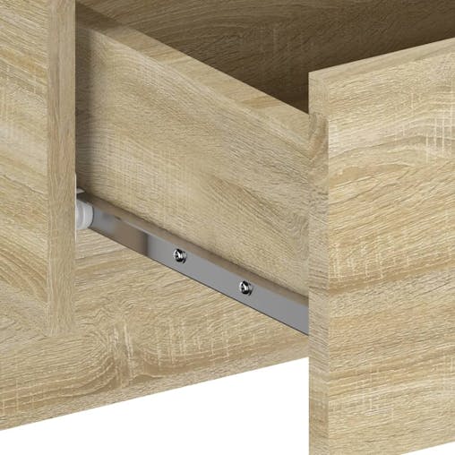 NNEVL Wall-mounted Bedside Cabinets 2 pcs Sonoma Oak