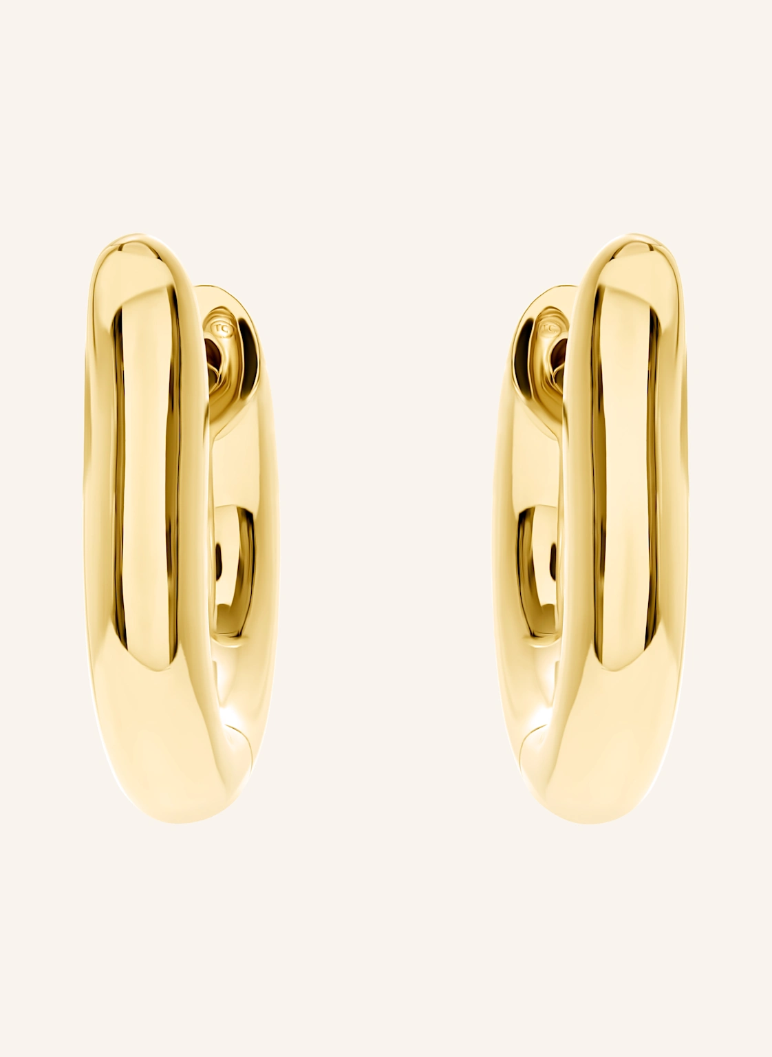 TAMARA COMOLLI Ohrstecker SIGNATURE OHRSTECKER HOOP SMALL 18K Gelbgold