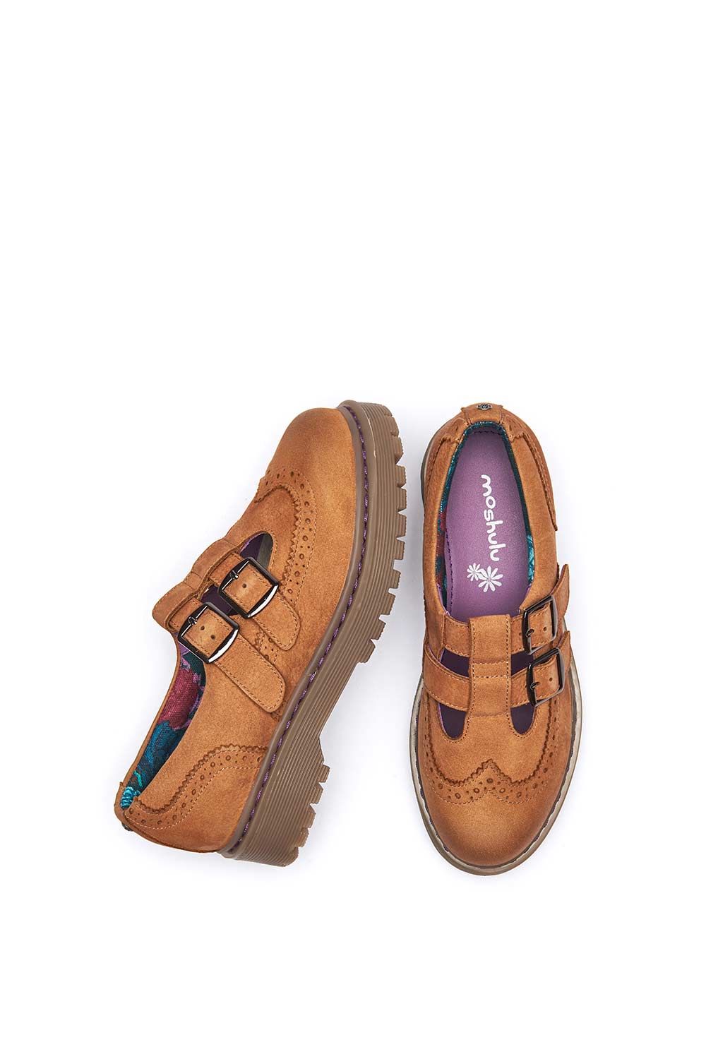 Moshulu Calthia' Chunky Nubuck Mary Jane Shoes