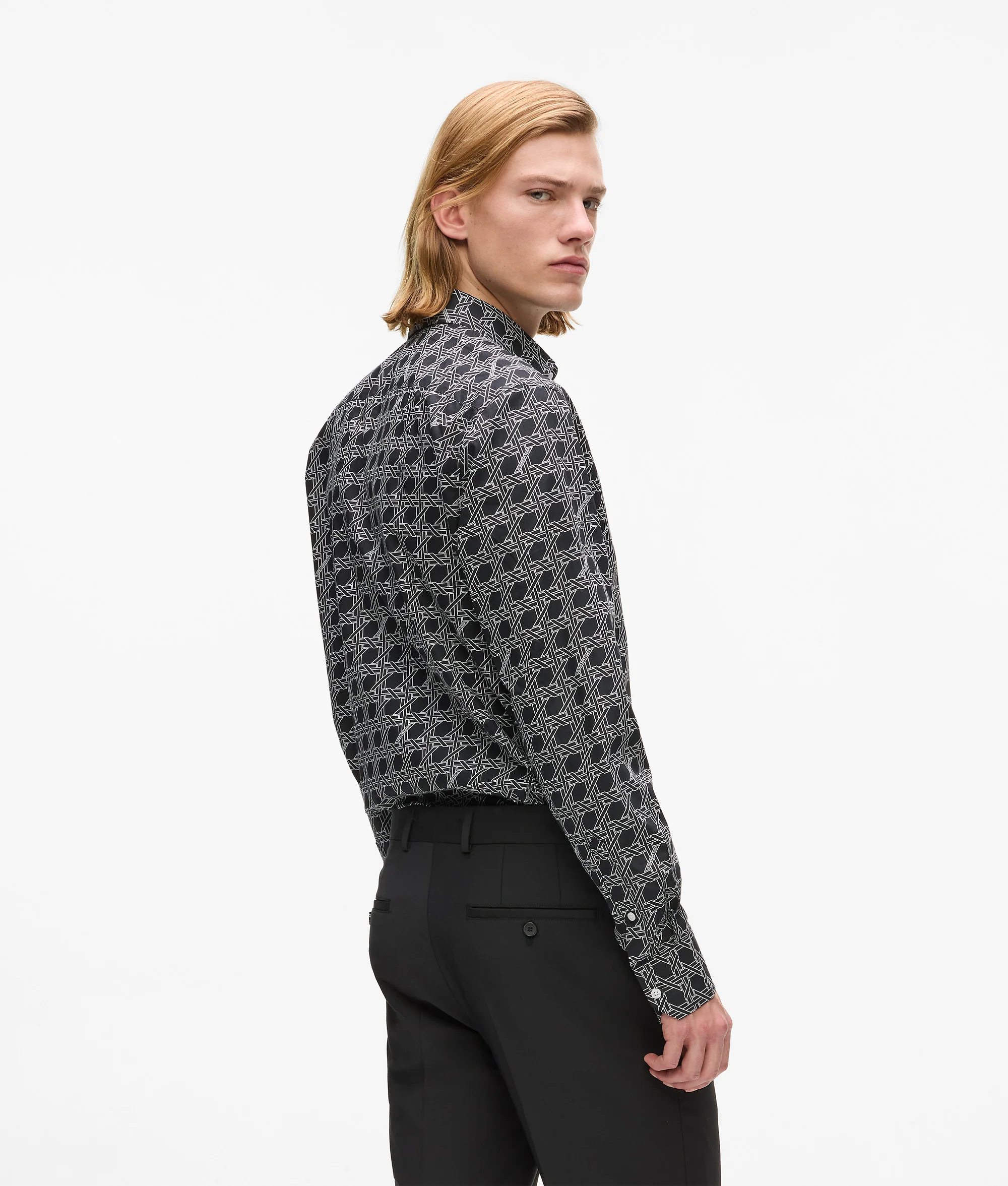 Chemise à imprimé façon all-over