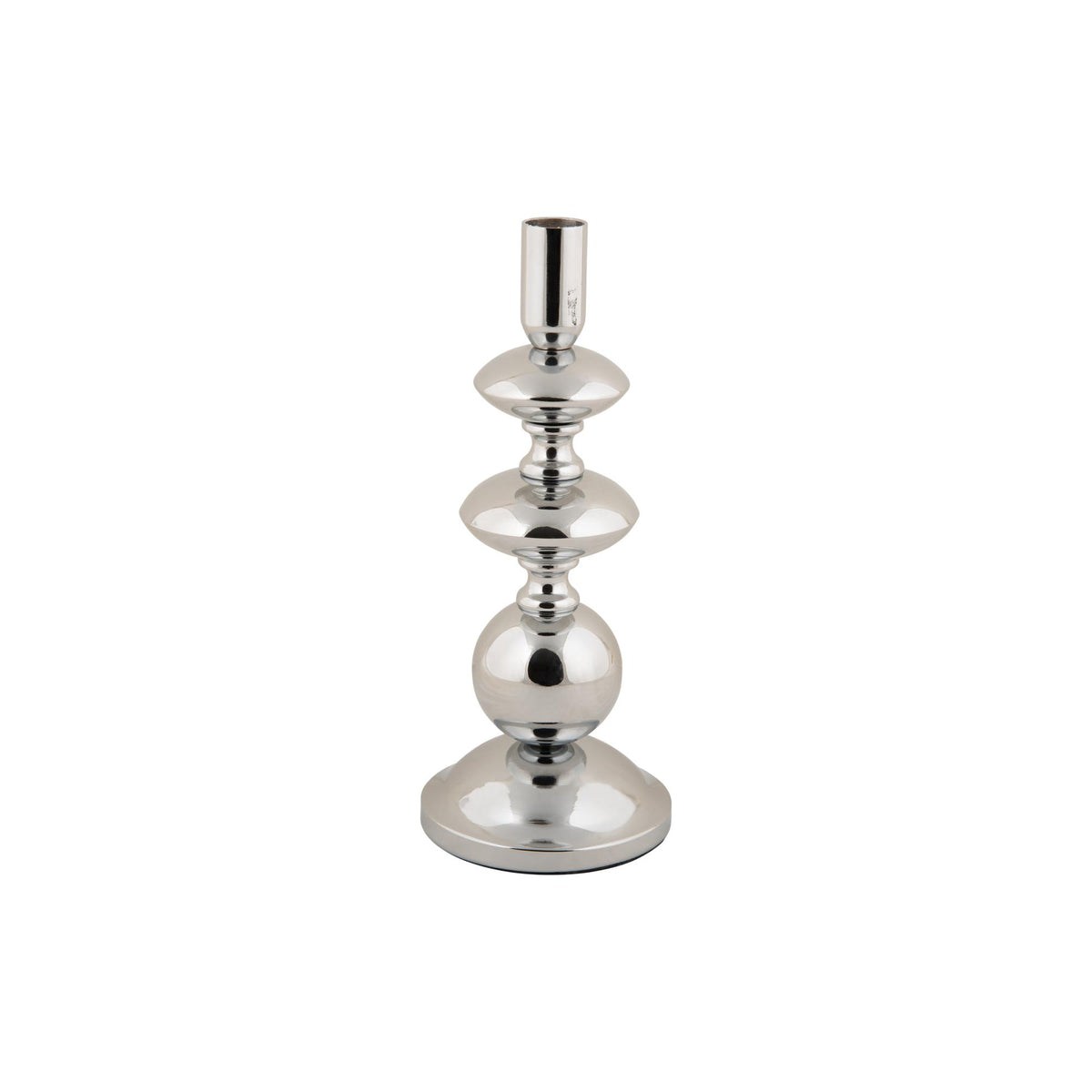 Present Time kandelaar Dazzle Large - zilver - Ø10cm