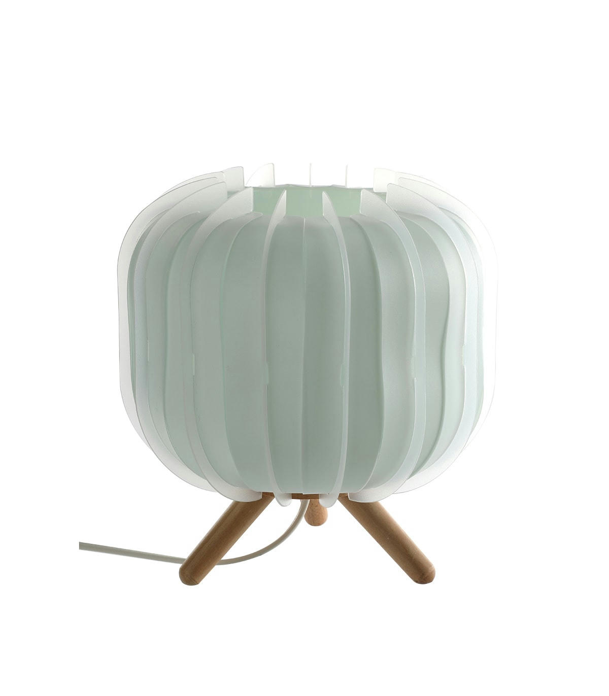 KLARA - Lampe en polypropylène vert h.20 cm