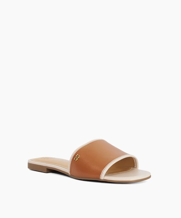 Laras Tan - Leather Mules