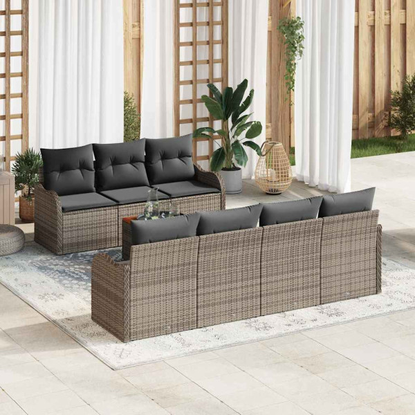 Zestaw Mebli Ogrodowych Wypoczynkowy Sofy Stolik Rattan Na Patio Do Ogrodu