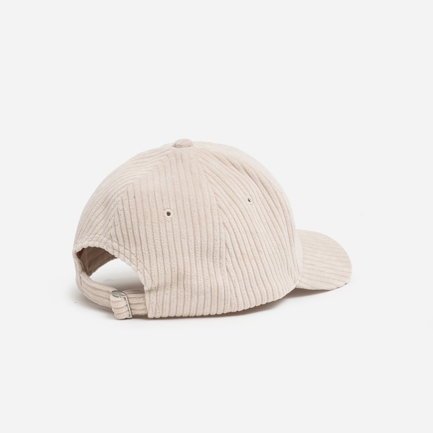 Casquette écrue velours côtelée