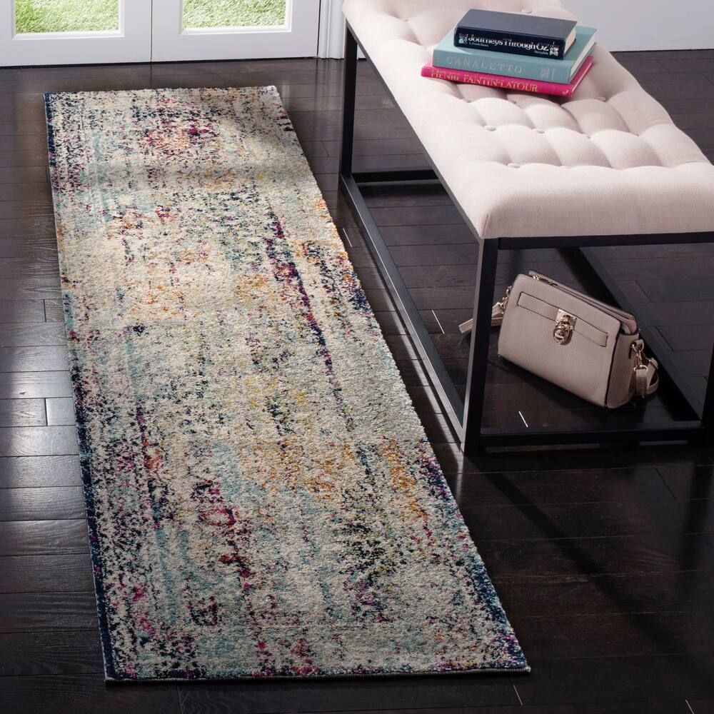 Safavieh Madison 922 Rug, Ivory/Aqua