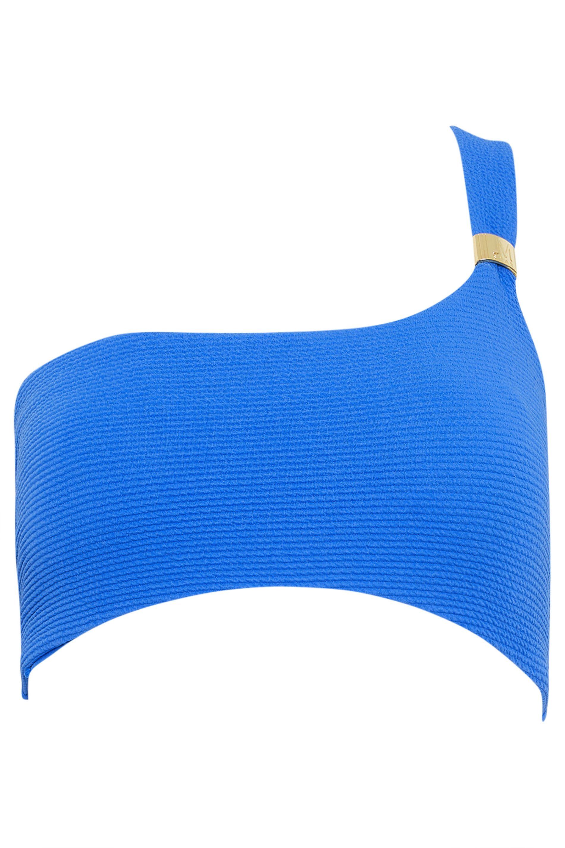 Star by Julien Macdonald Textured One Shoulder Bikini Top