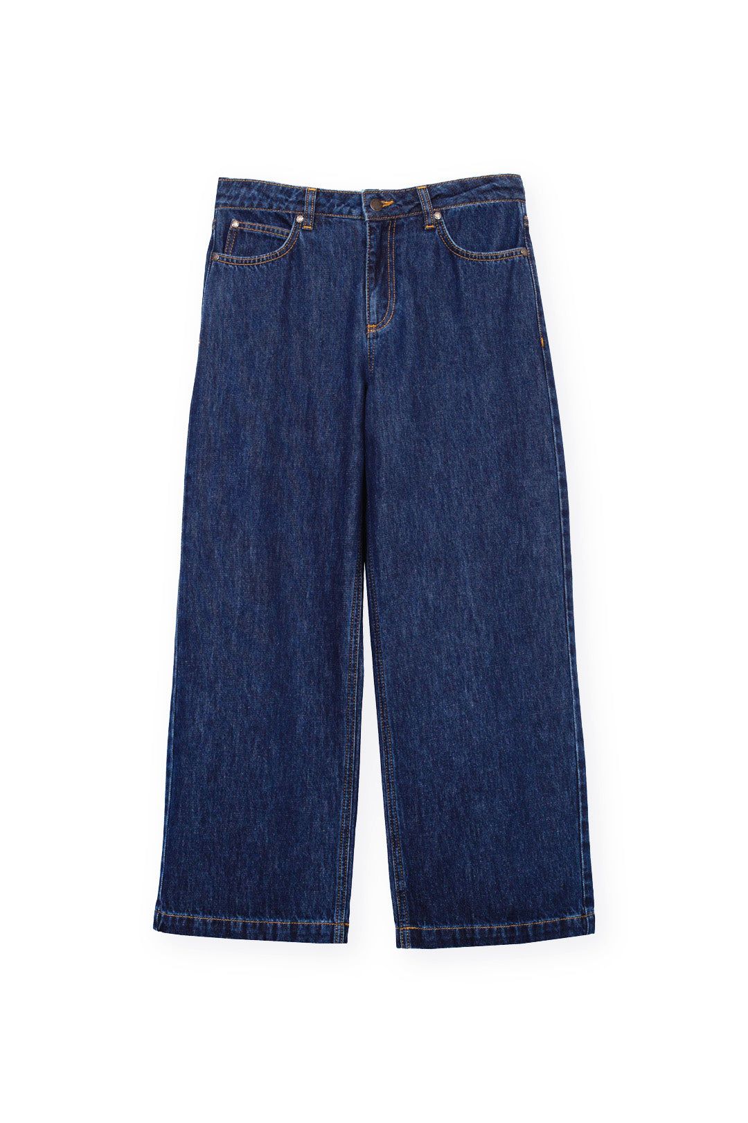 Kite Wareham Wide Leg Ankle Grazer Jeans Rinse Wash