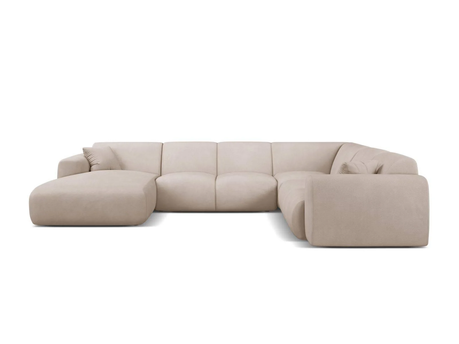 Modulaire hoekbank Molino rechts chenille