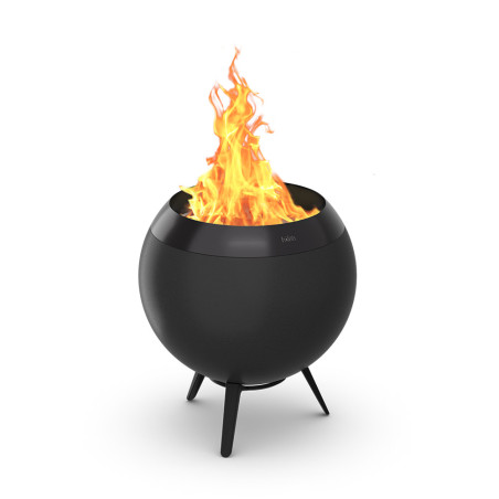 Brasero Moon 45 black avec pied bas - Höfats