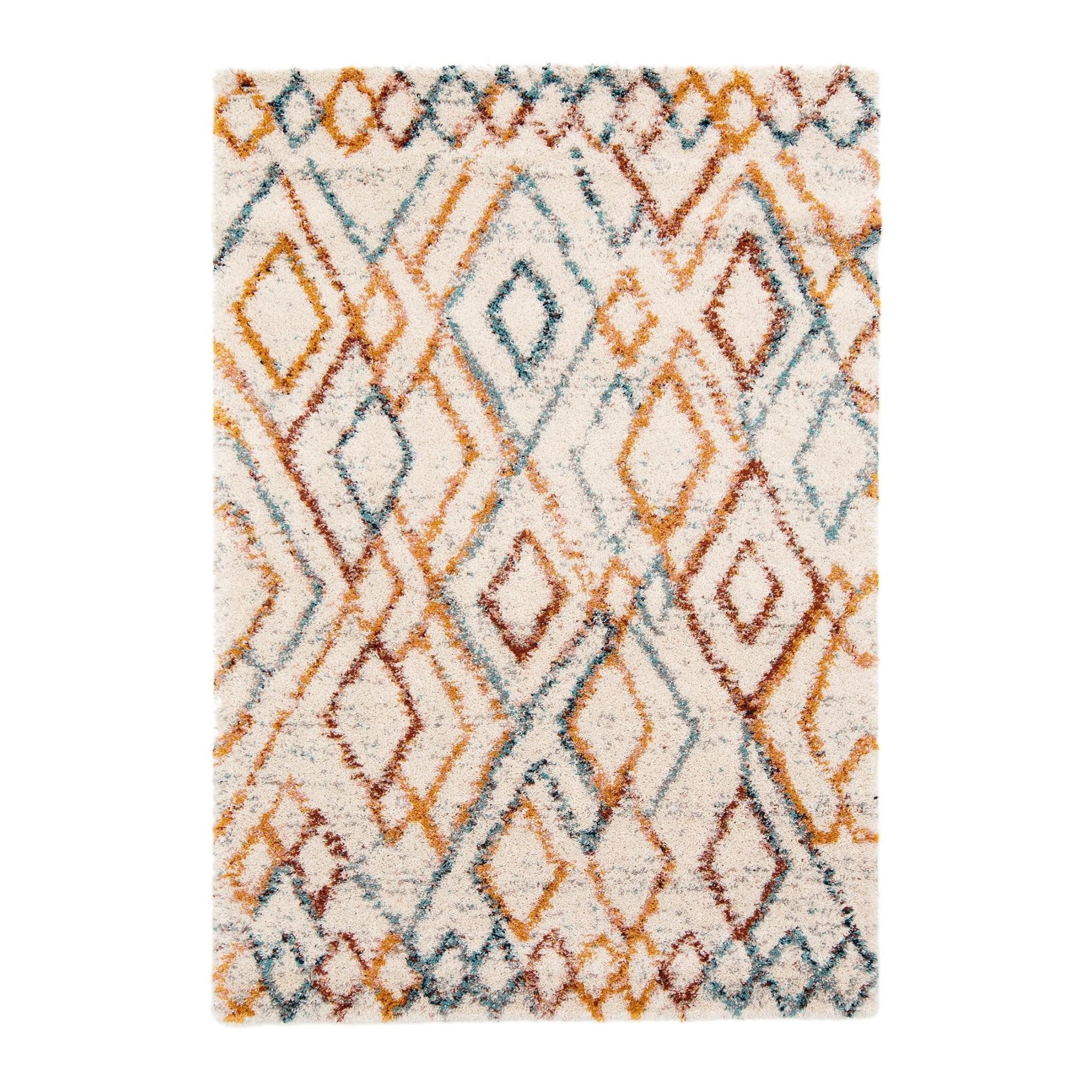 AFK Living vloerkleed Djemaa - shaggy - veelkleurig - 120 x 170 cm