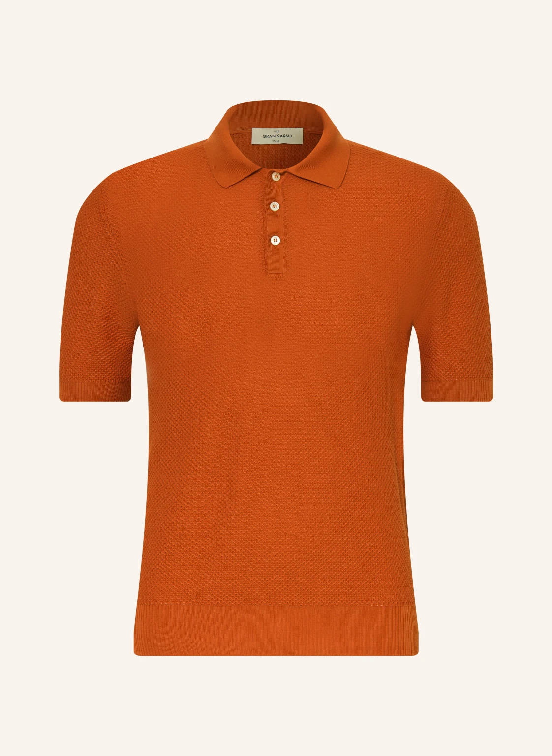 GRAN SASSO Strick-Poloshirt