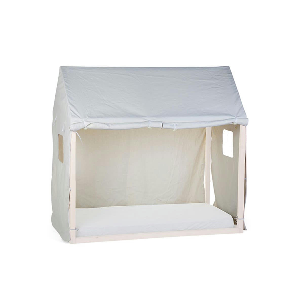 - Toile pour lit cabane 70 x 140 cm blanc