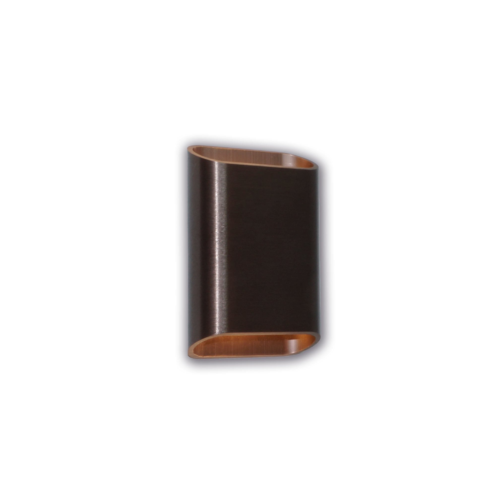Artdelight wandlamp Diaz - 2 lichts - 4 x 15  cm - brons