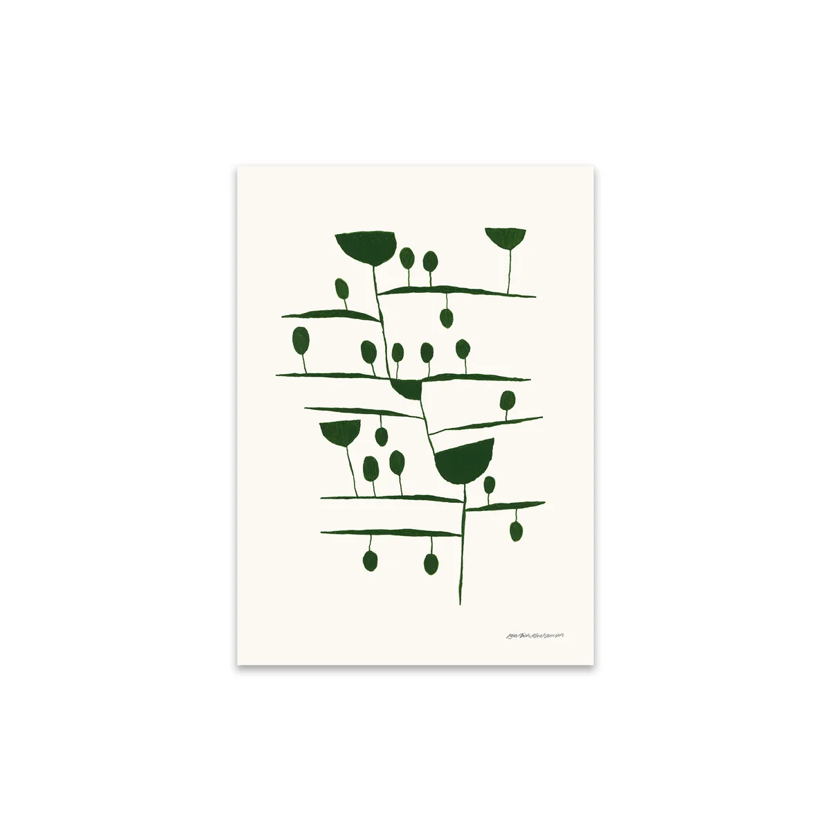 The Poster Club - Totem von Leise Dich Abrahamsen, 30 x 40 cm