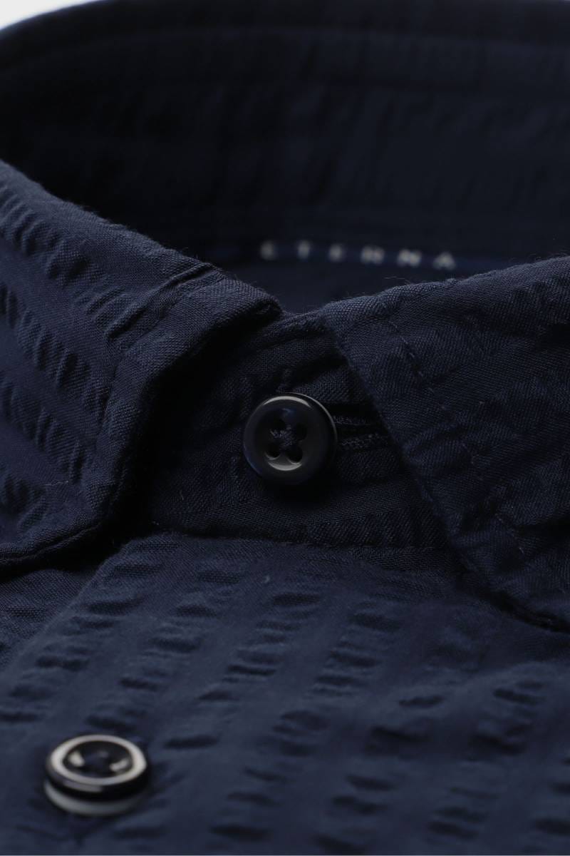 ETERNA Comfort Fit Hemd marine, Einfarbig