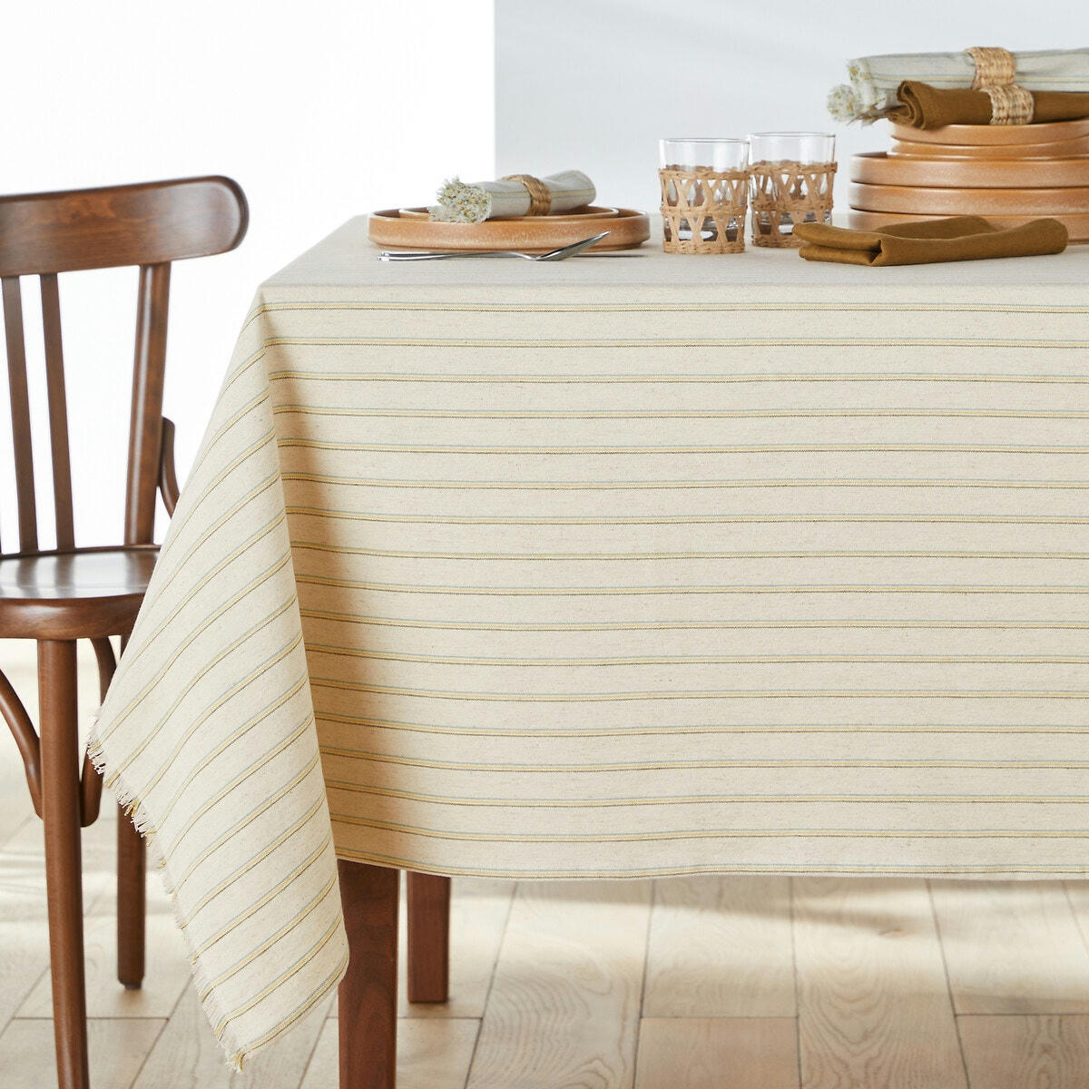 Nappe coton/lin tissé-teint, Lovnas