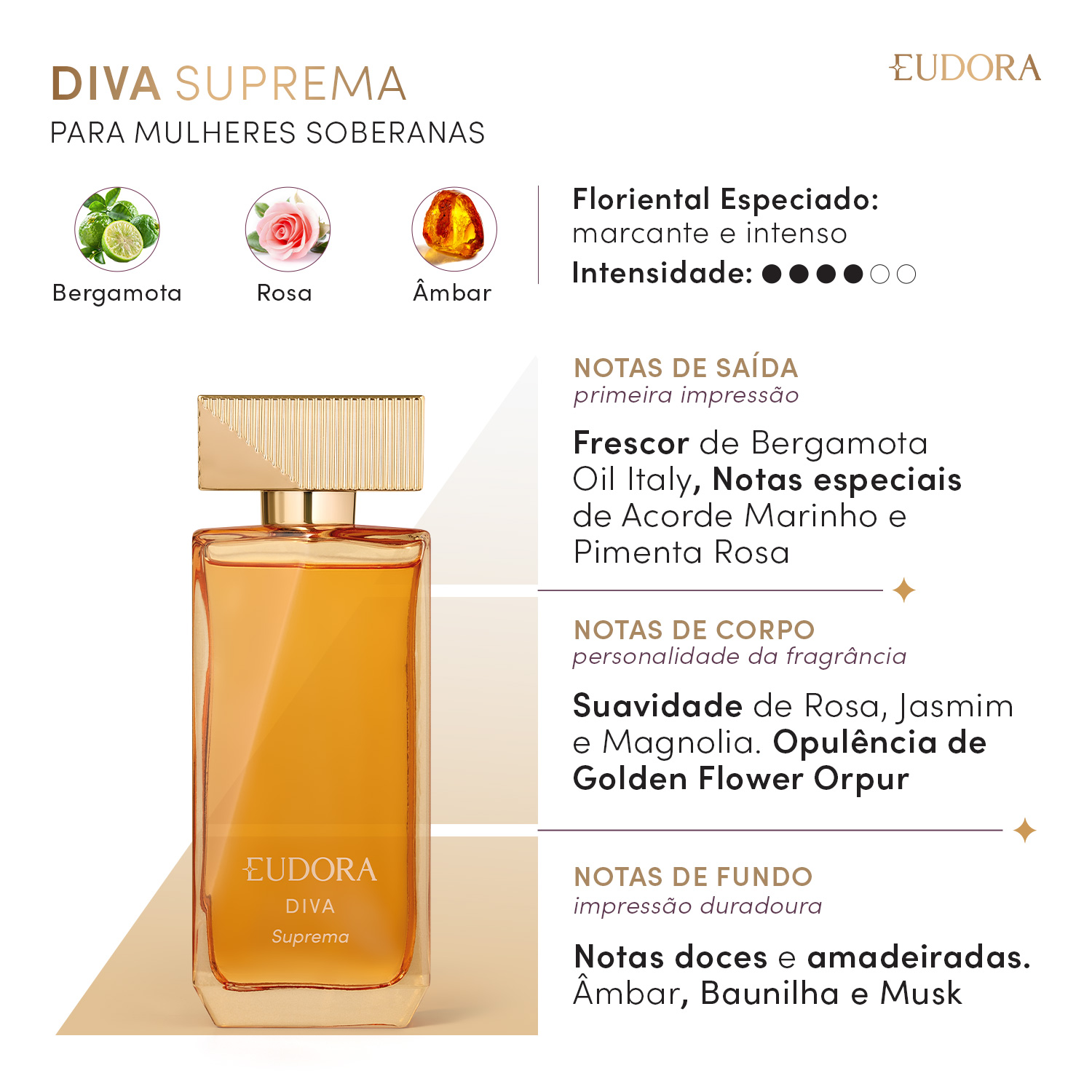 Diva Suprema Desodorante Colônia 100ml