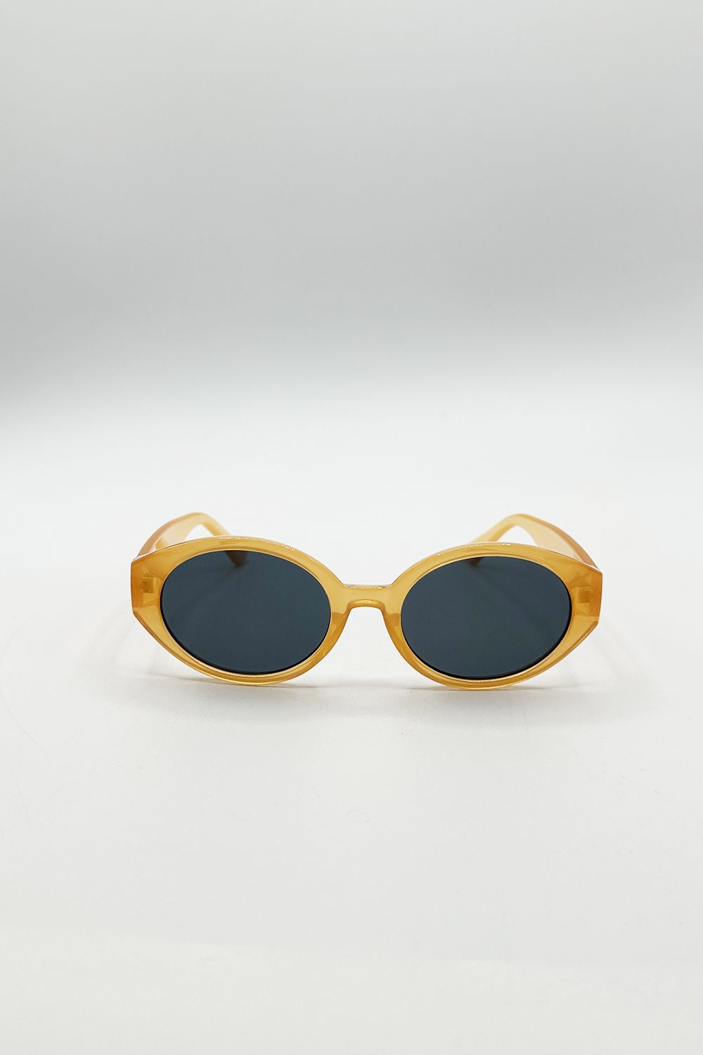 SVNX Oval Plastic Frame Sunglasses