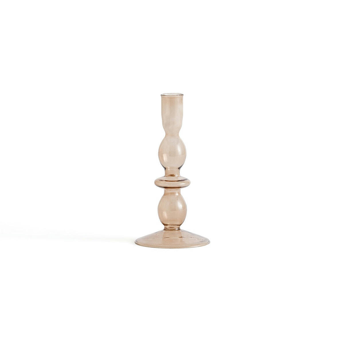 Bougeoir en verre H19 cm, Lolita